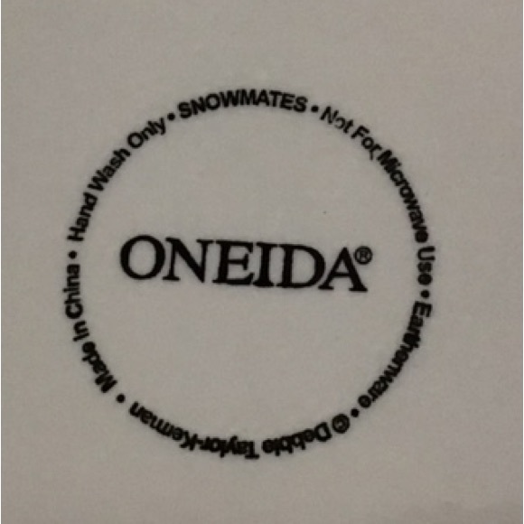 Oneida “Cookies for Santa 🎅 ”Snowman ⛄️ Plate - Picture 2 of 5